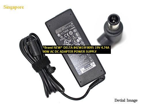 *Brand NEW* DELTA 84ZW19F8095 19V 4.74A 90W AC DC ADAPTER POWER SUPPLY